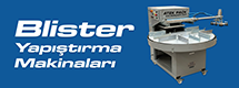 Blister Yapıştırma Makinaları