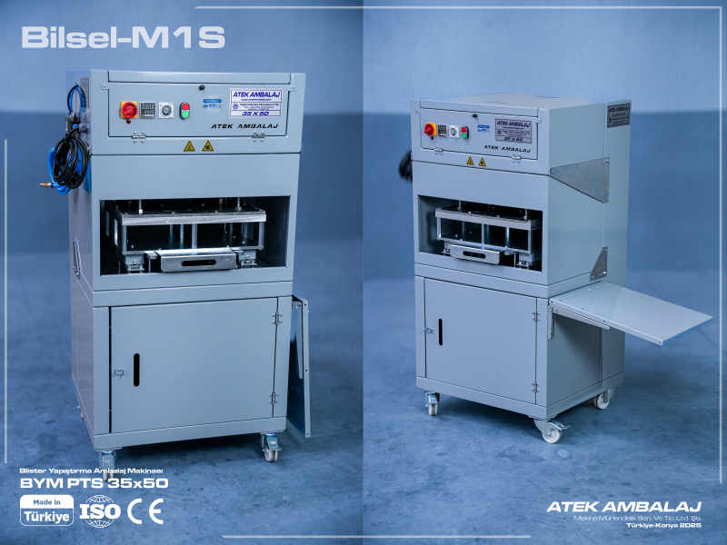 BİLSEL-M1S BLISTER YAPIŞTIRMA MAKİNASI
