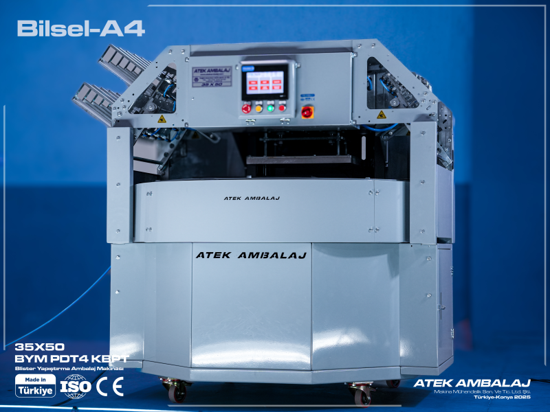 Bilsel A4 Tam Otomatik Blister Yapıştırma Ambalaj Makinası