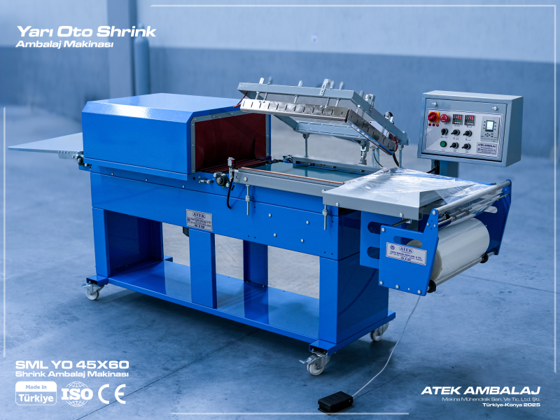 YARI OTOMATİK L KESİM SHRINK AMBALAJ MAKİNASI