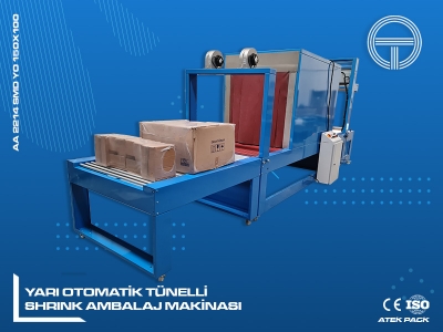 Yarı Otomatik Tünelli Shrink Ambalaj M.