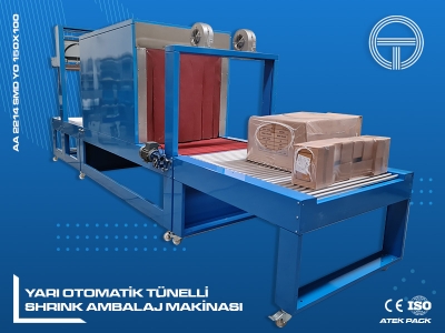 Yarı Otomatik Tünelli Shrink Ambalaj M.