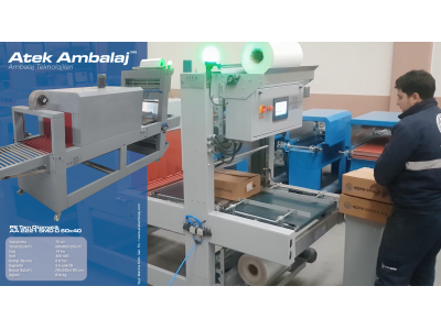 Tam Otomatik PE Shrink Ambalaj Makinası 60x40